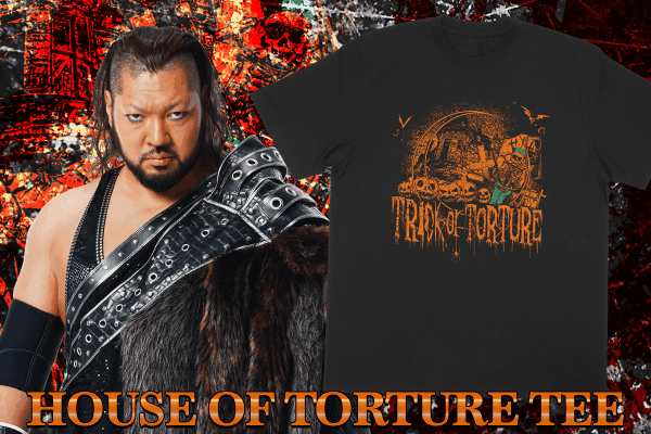 🔥新商品🔥YOH&ワトの復帰グッズが完成!HOUSE OF TORTUREのヒップ東郷拷問処刑ハロウィーンTEEが完成!