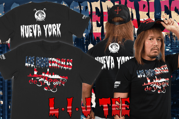 🚨残りわずか🚨『AEW x NJPW: Forbidden Door』開催を記念したTシャツ2