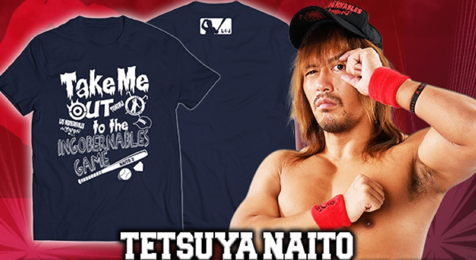 🔥新商品🔥復帰への熱き想いを込めたヒロム×ロリクレTシャツ!内藤T 🔥新商品🔥復帰への熱き想いを込めたヒロム×ロリクレTシャツ!内藤T