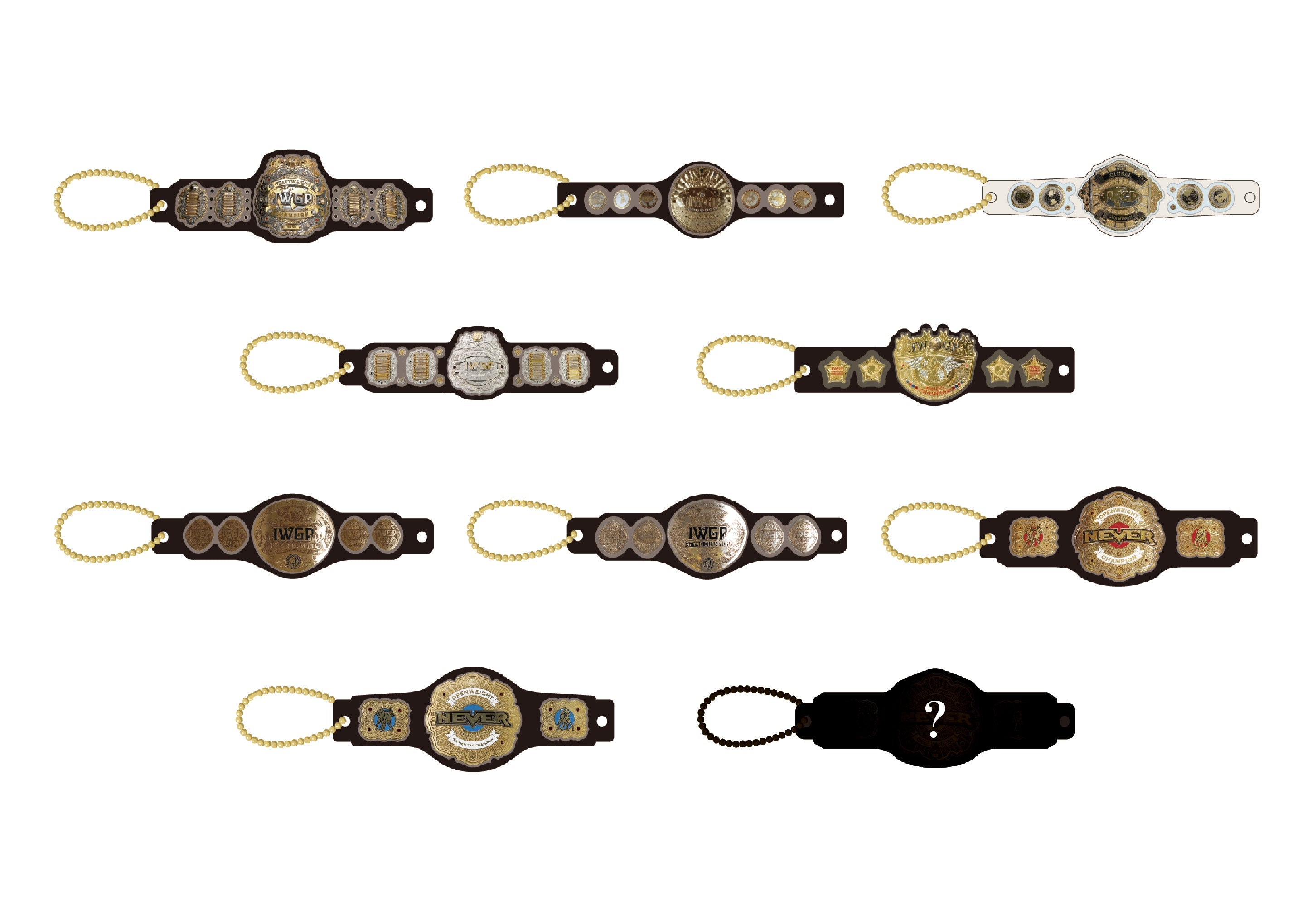 ✨再入荷✨NJPW チャンピオンベルト ランダムアクリルボールチェーン