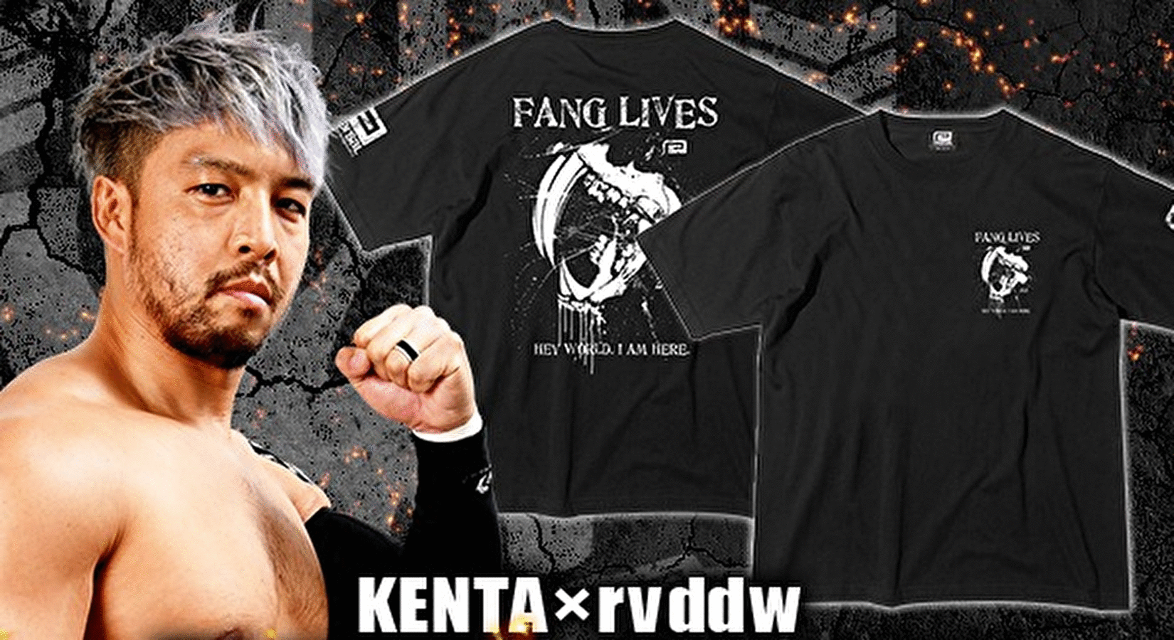 🔥新商品🔥棚橋、内藤の新作タオル！KENTA選手の新作Tシャツ2種