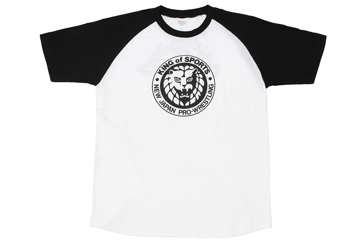 ライオンマーク クラシックロゴ ラグランTシャツ(ブラック)