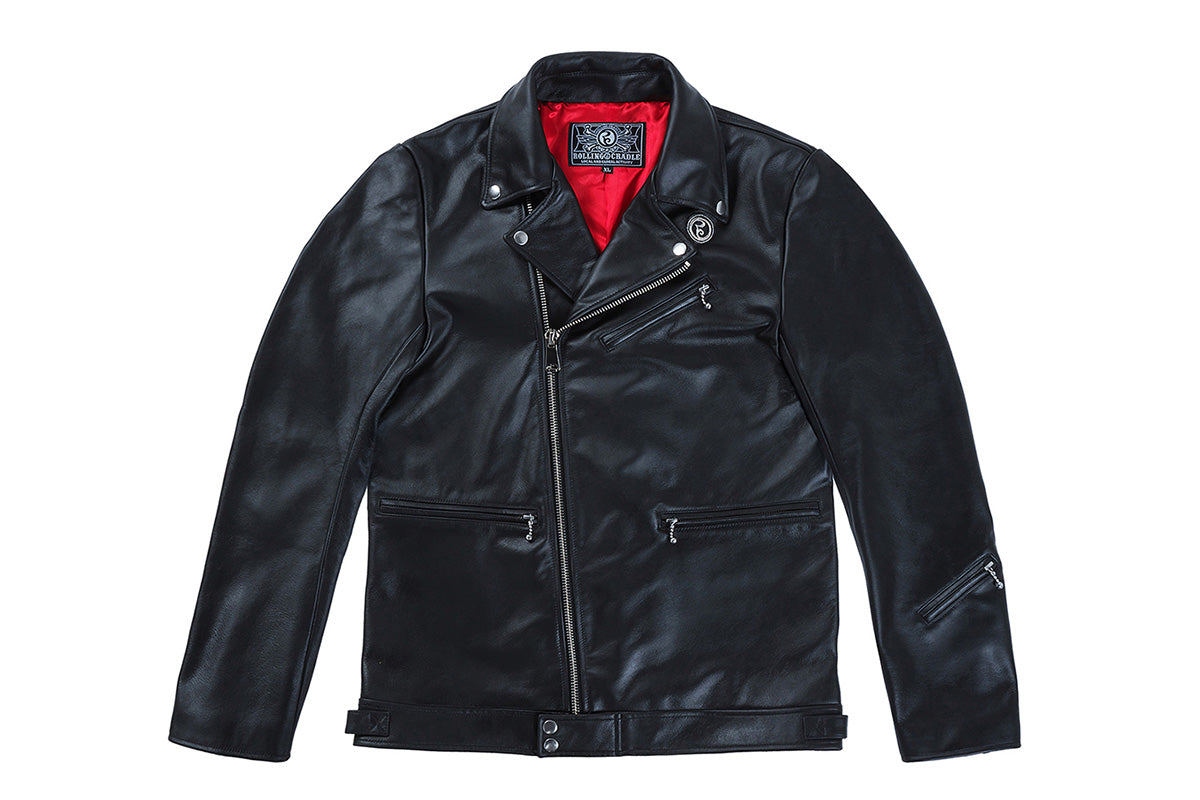 【3月上旬以降お届け】高橋ヒロム&ROLLING CRADLE PRODUCE 15thANNIVERSARY COLLABORATION ライダースジャケット(ブラック)