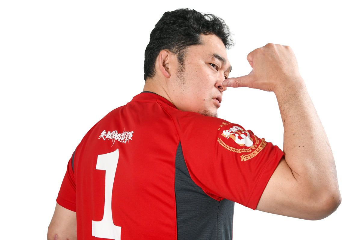 矢野軍 一面対抗戦PART2「キング・オブ・スポーツマンシップ」応援サッカーシャツ