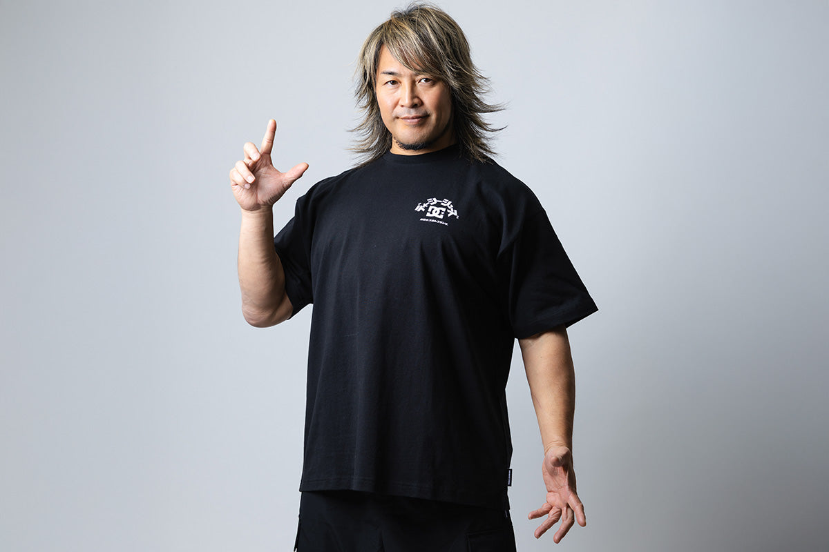 DC SHOES × 新日本プロレス コラボ スカルTシャツ