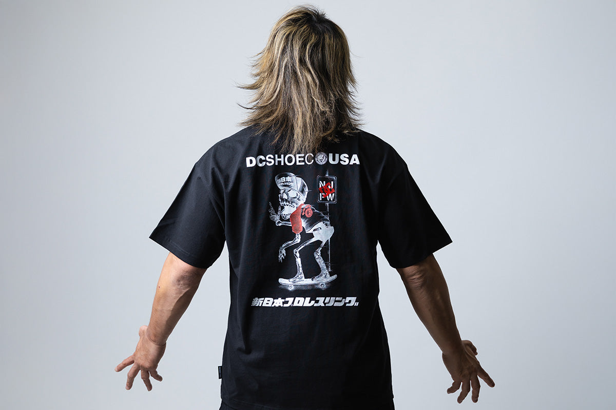DC SHOES × 新日本プロレス コラボ スカルTシャツ