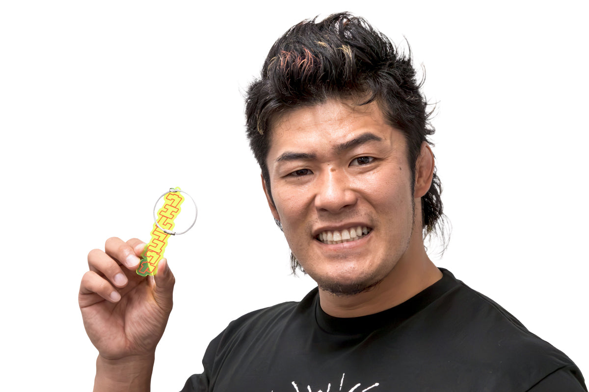 【ランダム10種】新日本プロレス ランダム蛍光ネームキーホルダー