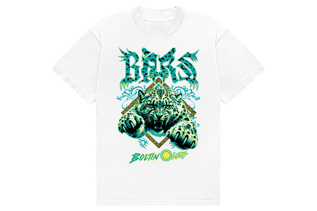 ボルチン・オレッグ「BARS」Tシャツ(ホワイト)