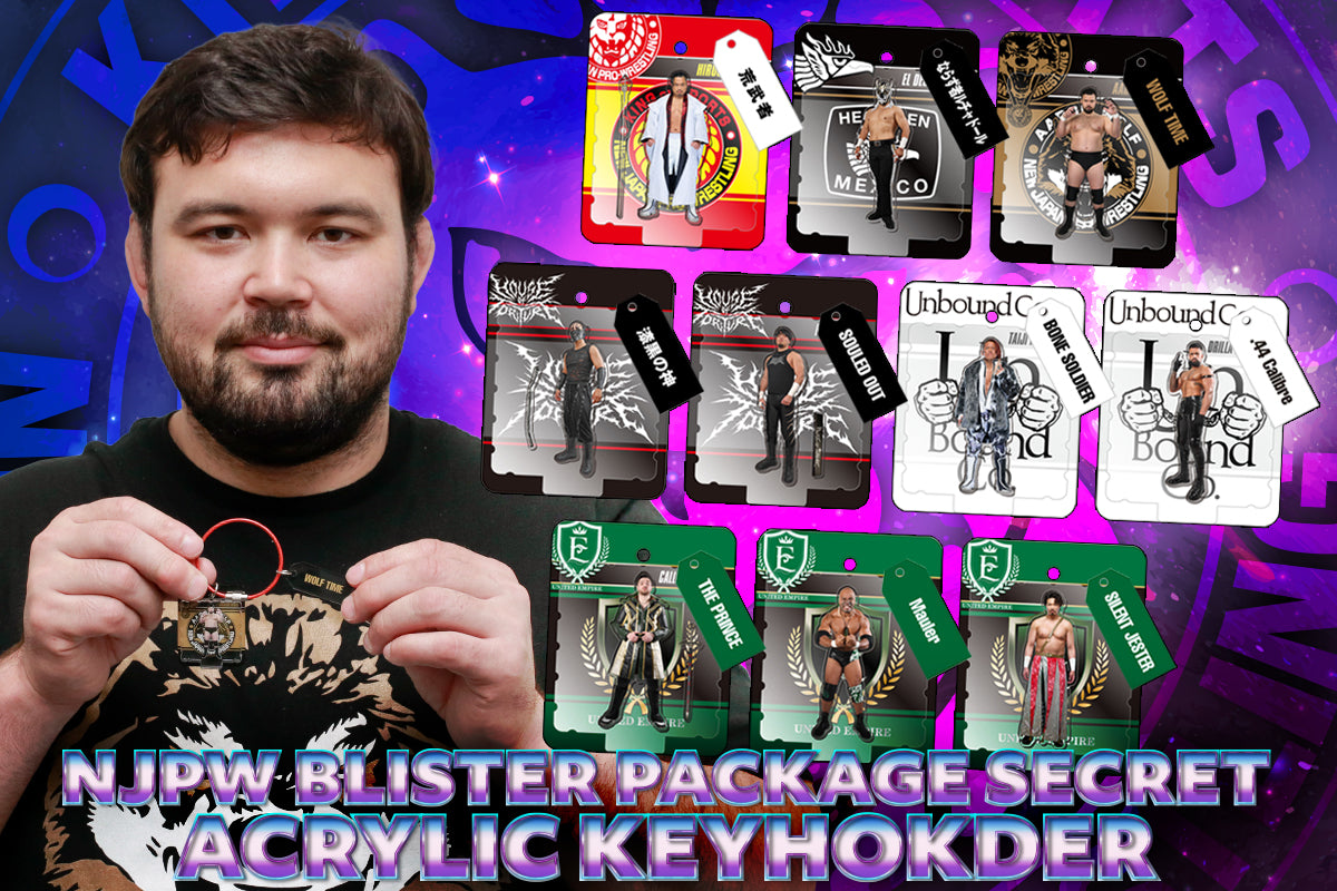 【第3弾/ランダム10種】新日本プロレス ブリスター型シークレットアクリルキーホルダー