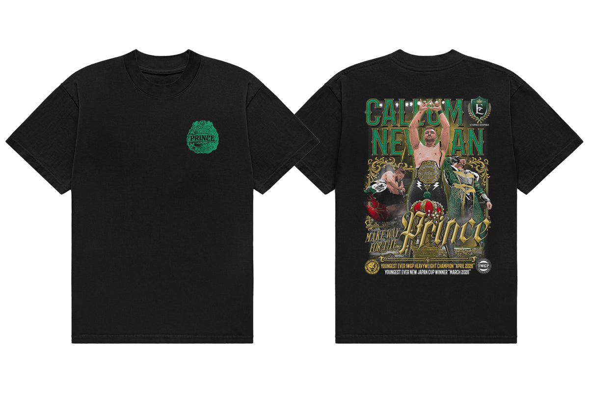 カラム・ニューマン 第88代 IWGPヘビー級王座 戴冠記念Tシャツ