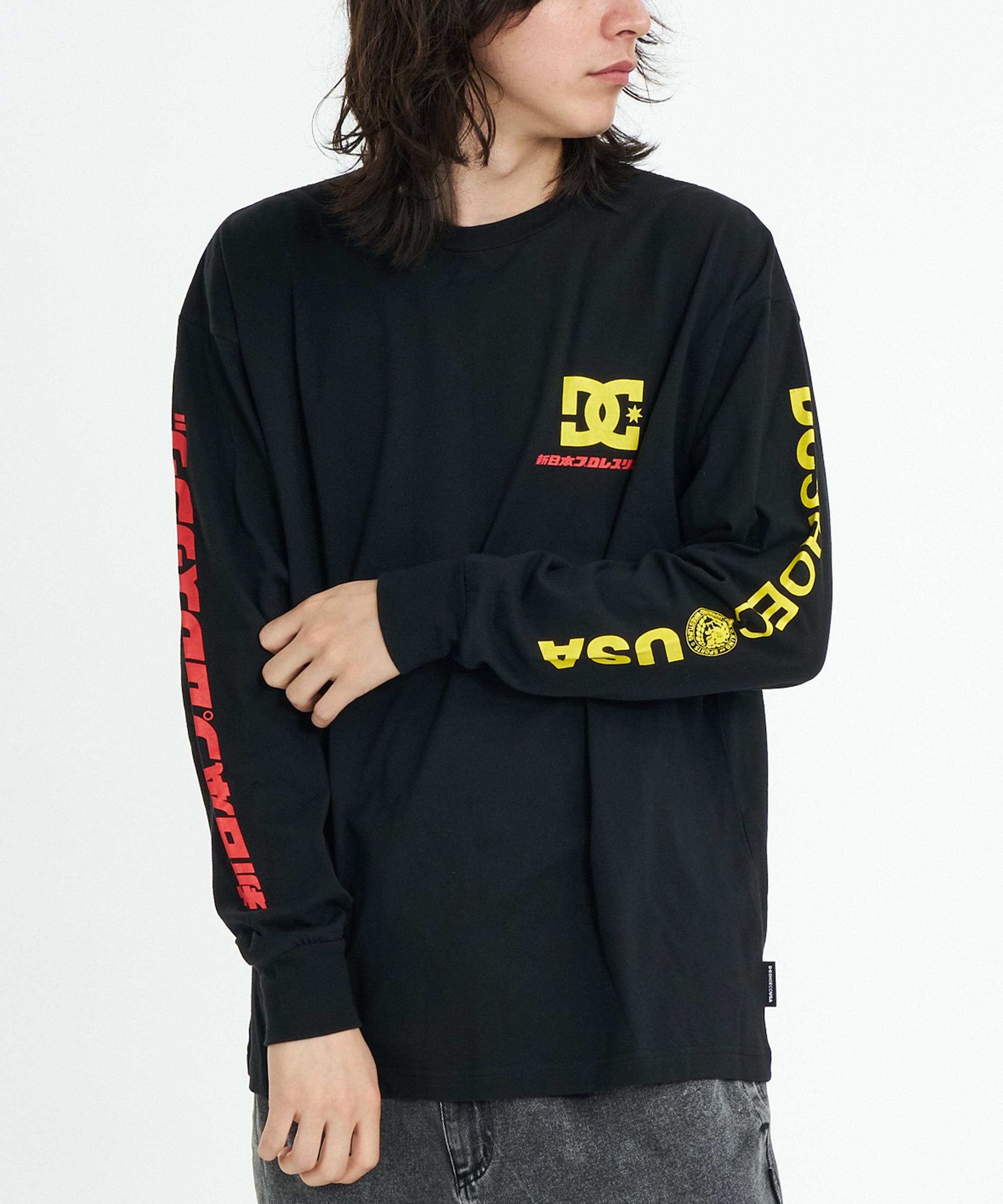 DC SHOES × 新日本プロレス コラボ ロングスリーブ