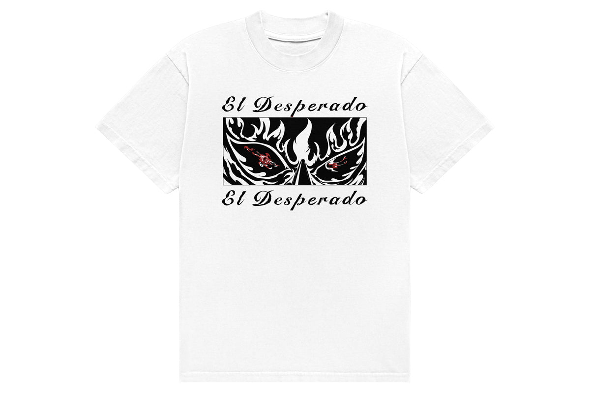 エル・デスペラード × 田中かえ コラボTシャツ（ホワイト・2026）