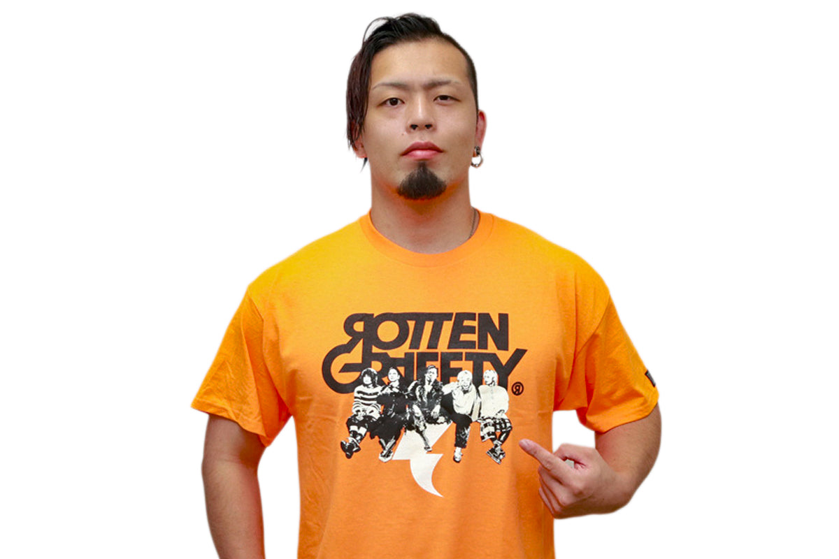 藤田晃生×ROTTENGRAFFTY JAPANESE YOUNG PUNK Tシャツ(ORANGE)