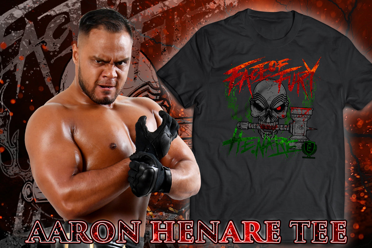 アーロン・ヘナーレ「FACE OF FURY」Tシャツ