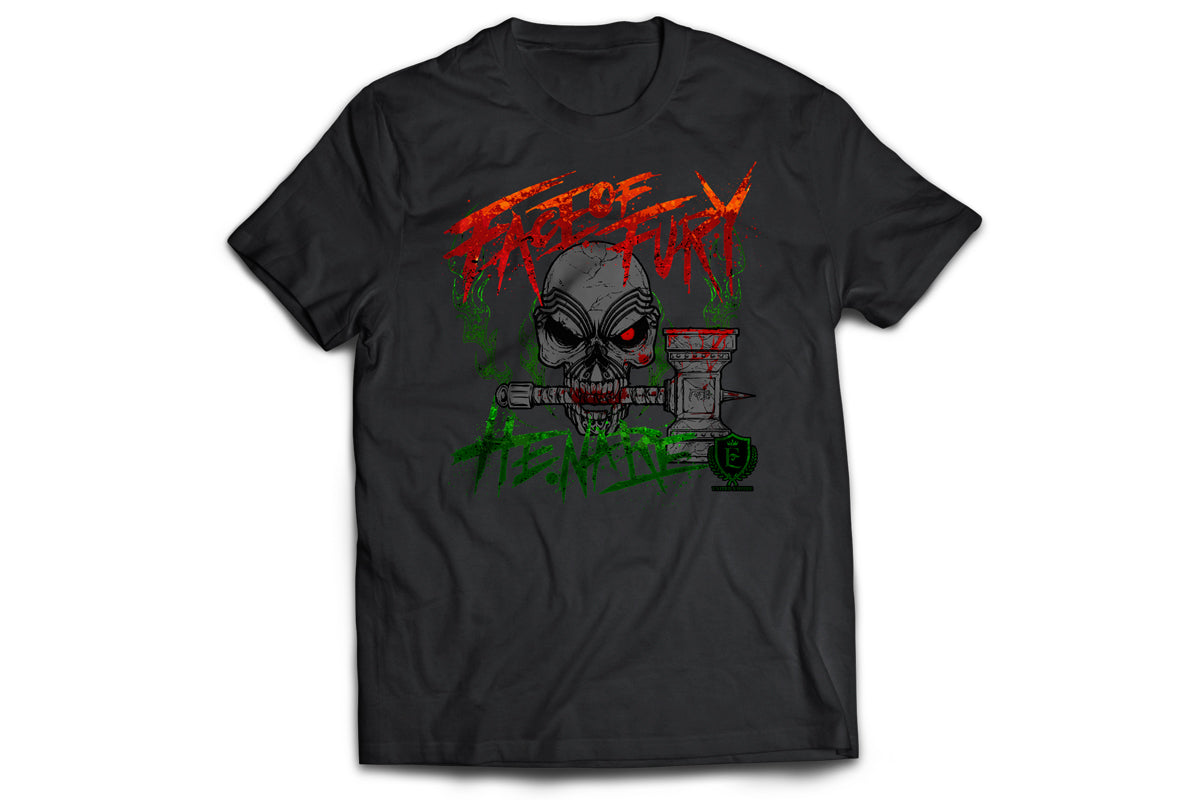 アーロン・ヘナーレ「FACE OF FURY」Tシャツ