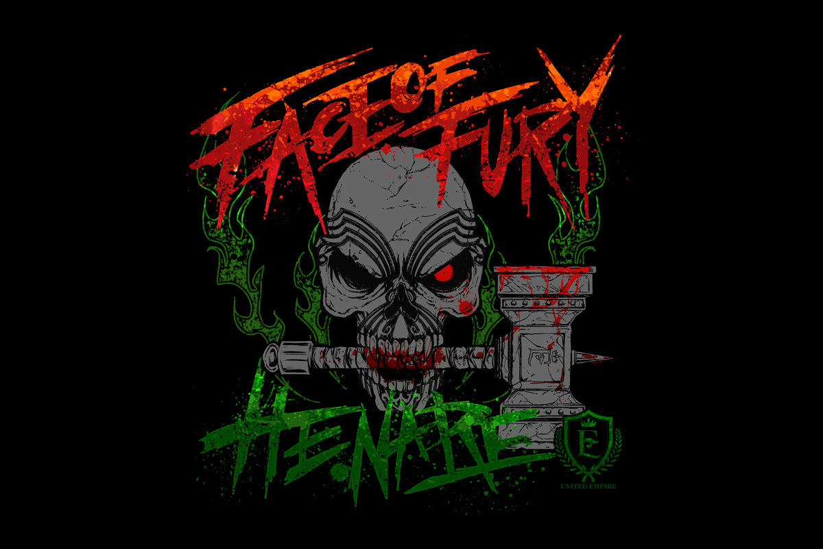 アーロン・ヘナーレ「FACE OF FURY」Tシャツ