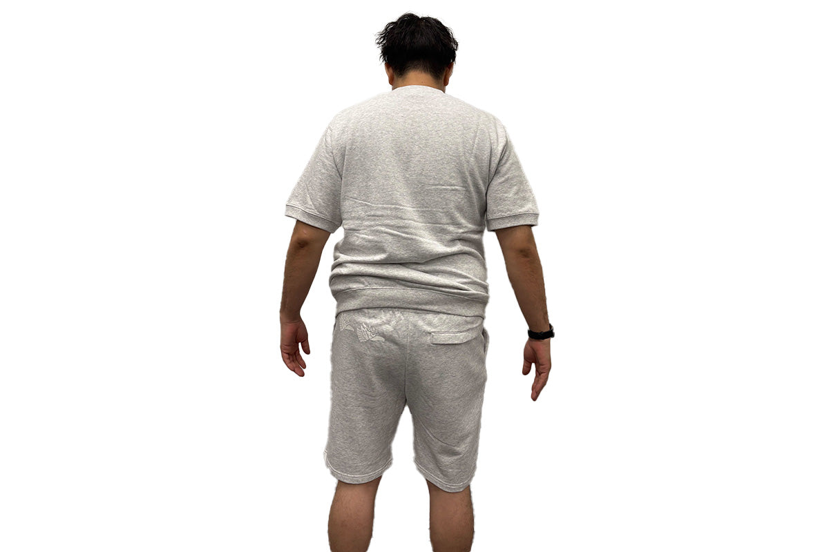 エル・デスペラード スウェットセットアップ(ショートスリーブ&ショーツ・アッシュ)