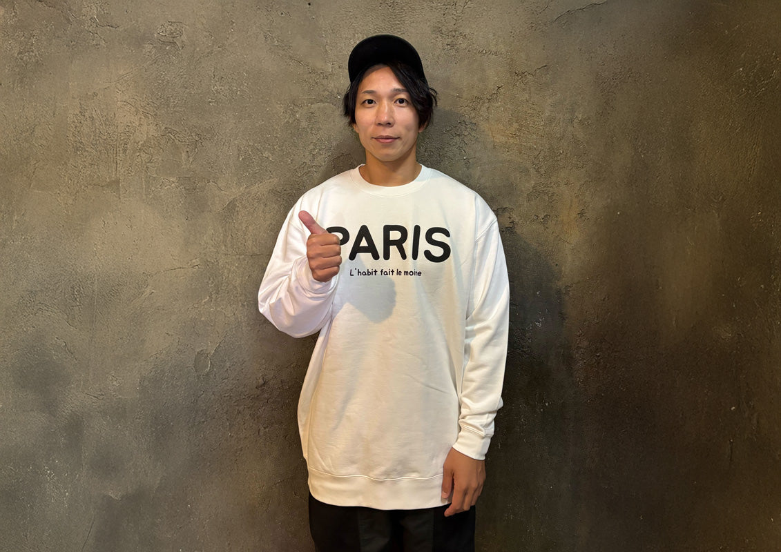 YOH「PARIS」スウェットレーナー