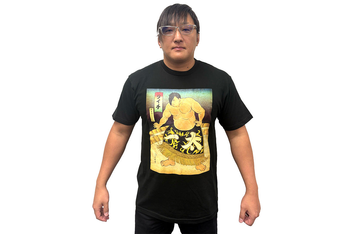 タイチ × オノ・タコ「力士風姿絵」コラボTシャツ