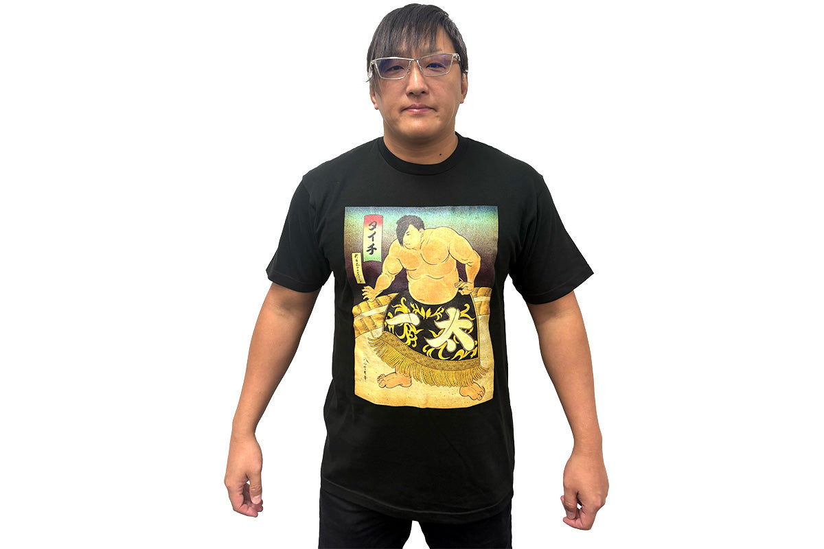 タイチ × オノ・タコ「力士風姿絵」コラボTシャツ