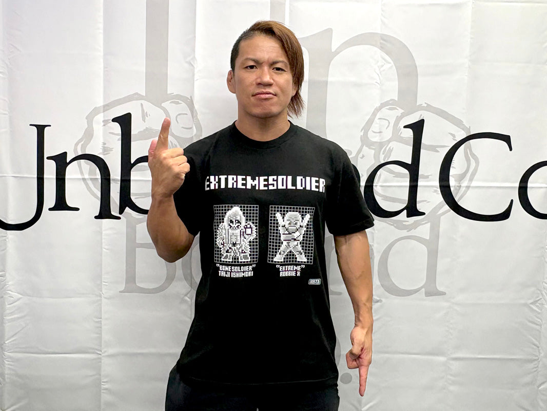 石森太二&ロビー・エックス「dotswrestler」Tシャツ&トートバッグ
