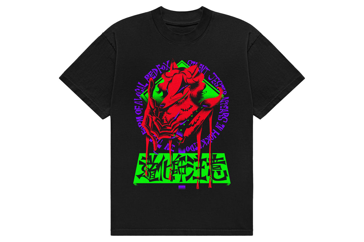 ジェイク・リー「道化師注意」Tシャツ