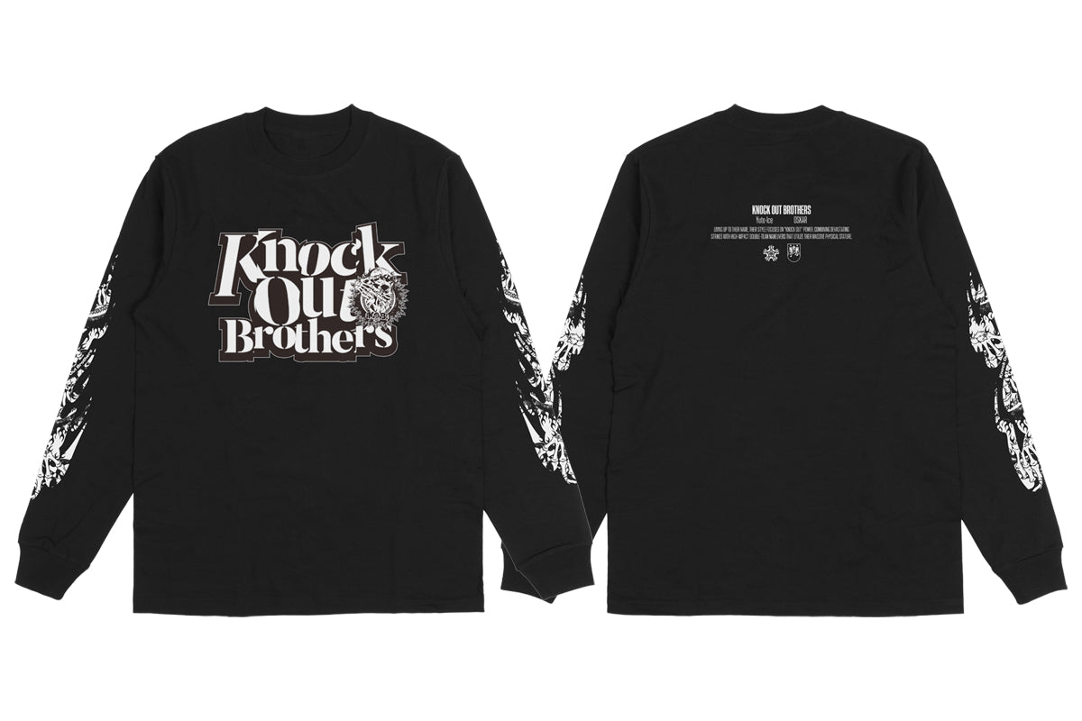 Knock Out Brothers「K.O.B Logo Mo' Fire」ロングスリーブ