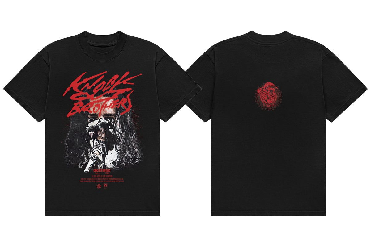 Knockout ノックアウト ゲームシャツ セットアップ bboy B系 Knock Out Brothers「K.O.B MOVIE POSTER」Tシャツ