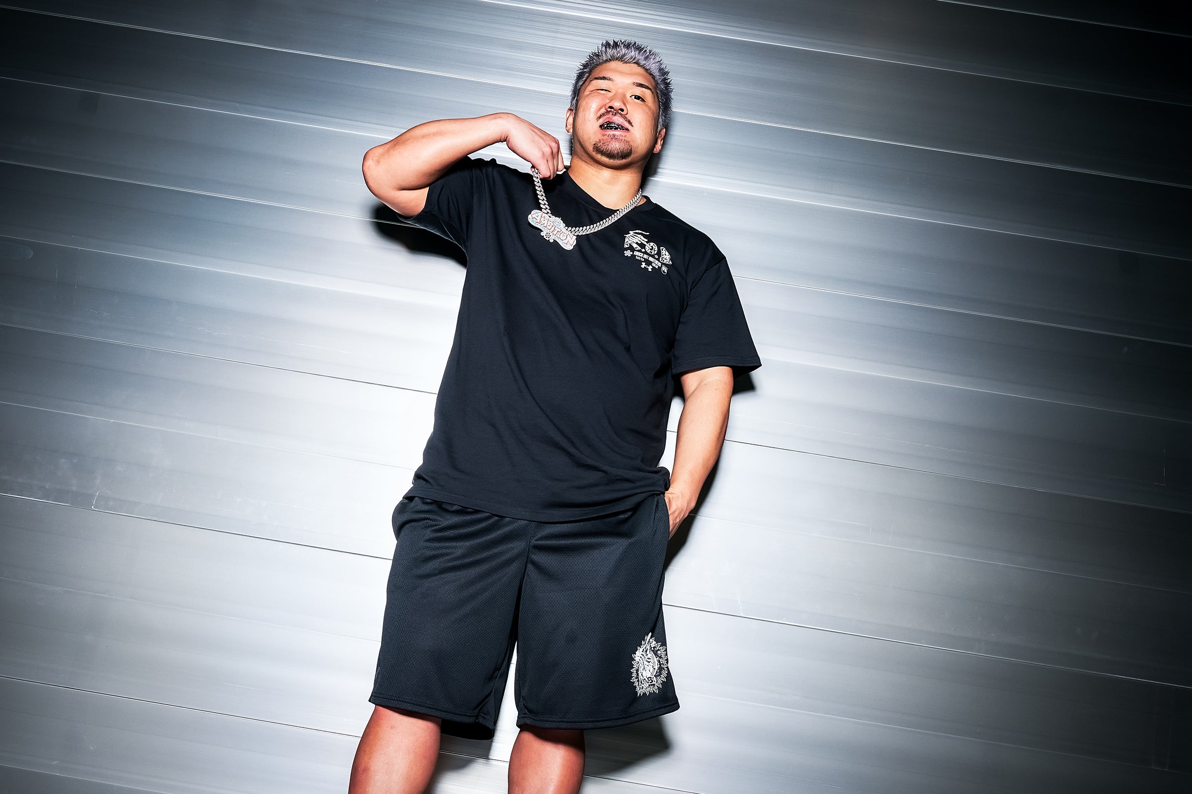 UA KNOCK OUT BROTHERS メッシュ ショーツ