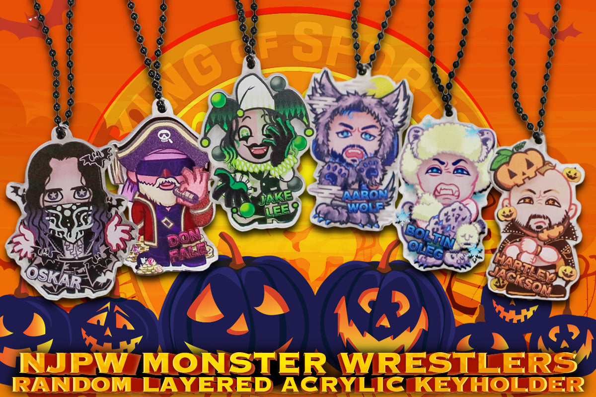 【ランダム6種】新日本プロレス MONSTER WRESTLERS ランダムレイヤード アクリルキーホルダー