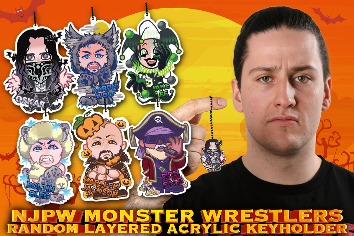 【ランダム6種】新日本プロレス MONSTER WRESTLERS ランダムレイヤード アクリルキーホルダー
