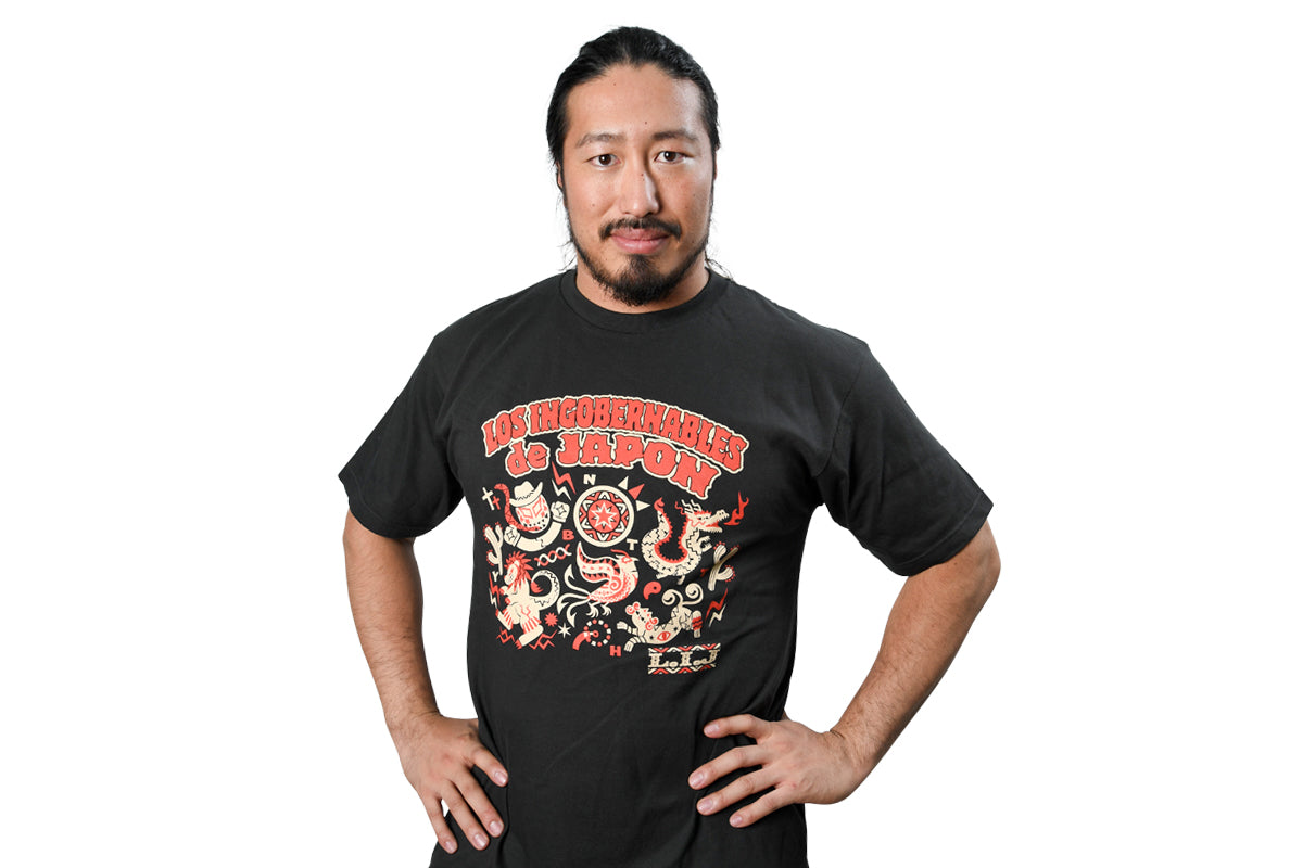 Mural de L・I・J Tシャツ(スモークブラック)