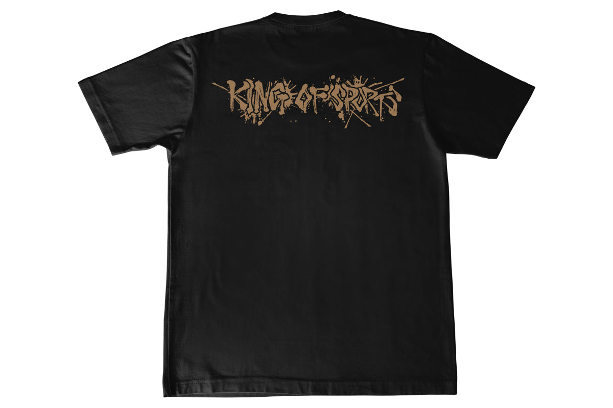 ライオンマーク ドライTシャツ(2026・ブラック×ゴールド)