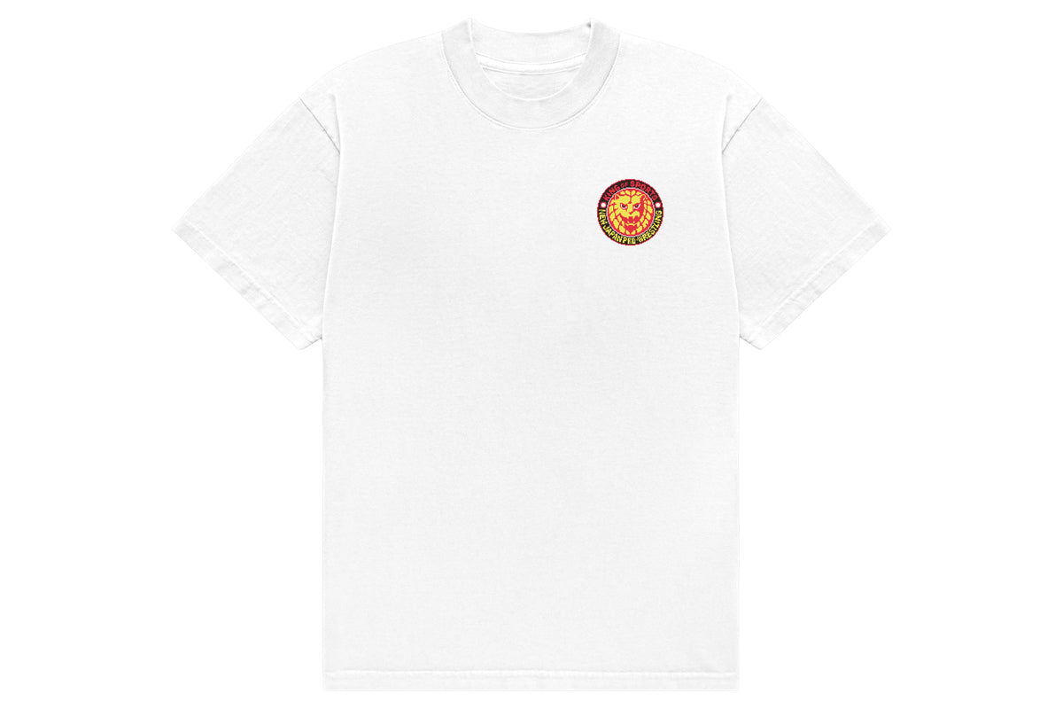 dotswrestler ライオンマークロゴ 刺繍Tシャツ