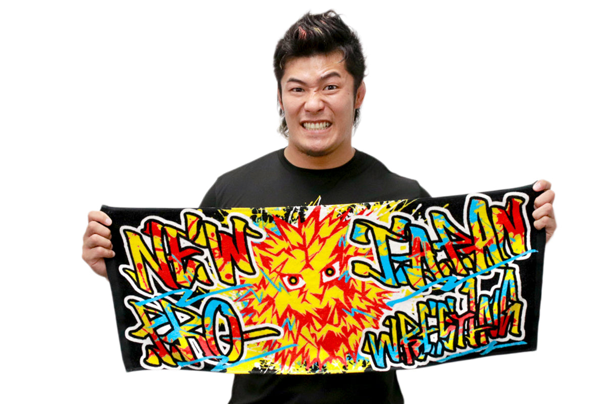ライオンマーク フェイスタオル(2026・ブラック×カラーロゴ)