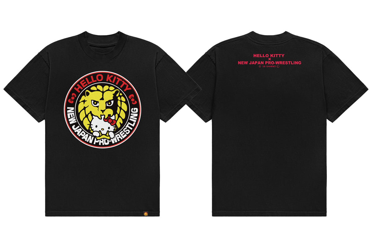 新日本プロレス×ハローキティ コラボTシャツ(HELLO KITTY meets Lion-mark 2026)