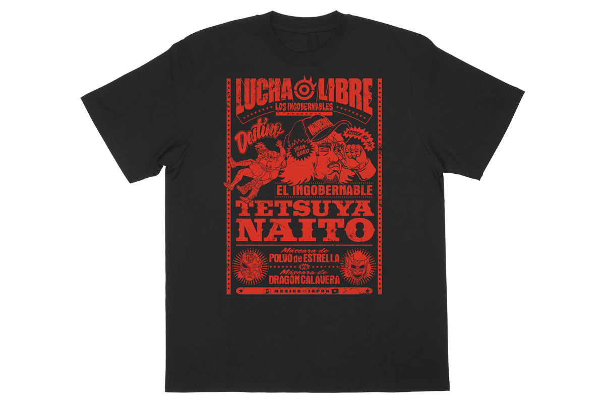 内藤哲也「LUCHA LIBRE」Tシャツ(ブラック)
