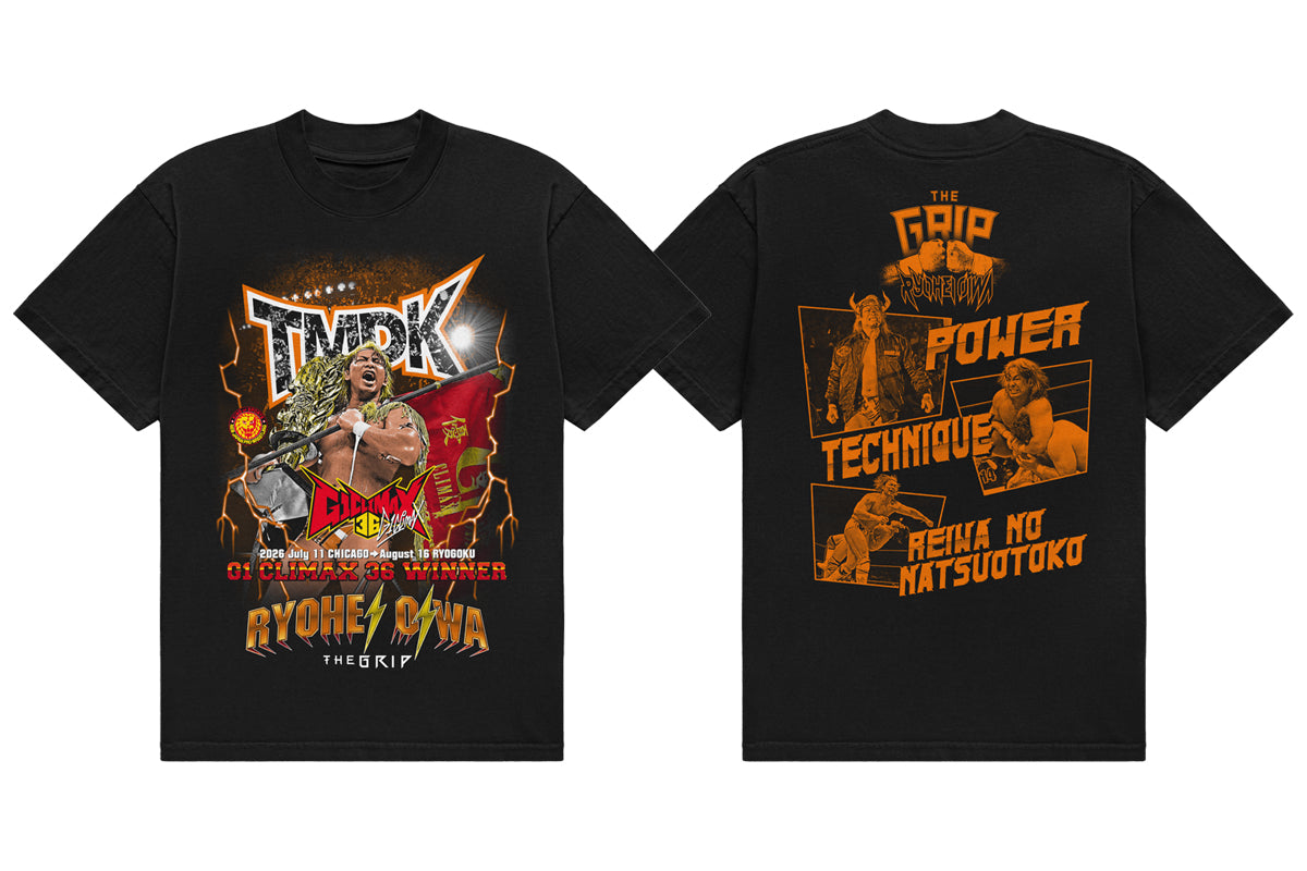 【9/26以降お届け】大岩陵平 G1 CLIMAX 36 優勝記念Tシャツ