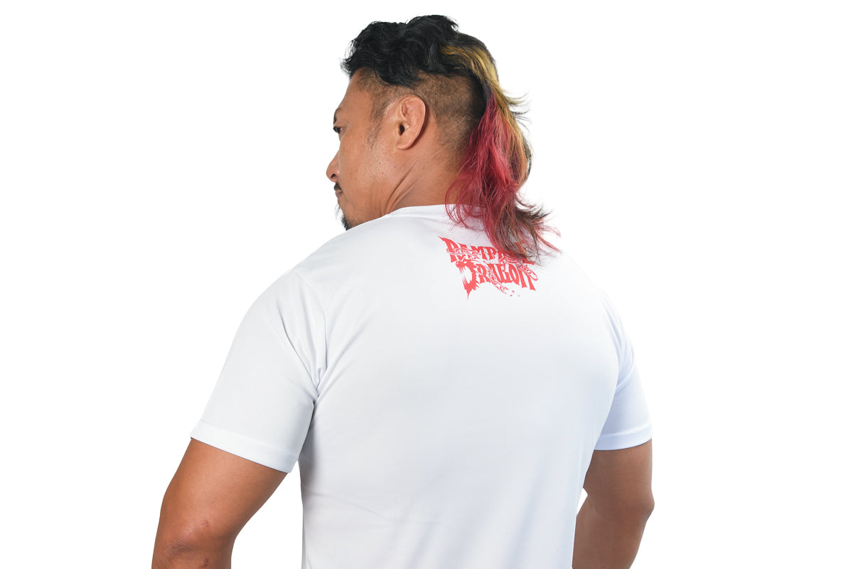 鷹木信悟「KITAKITAKITAAAA!!!」ドライTシャツ(ホワイト)