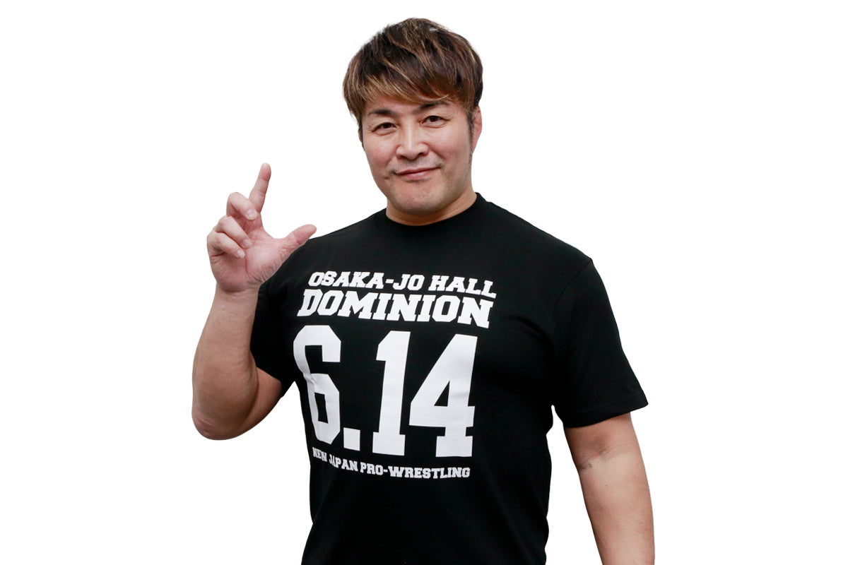 棚橋弘至 × DOMINION 6.14 in OSAKA-JO HALL 大会記念 Tシャツ(2026)