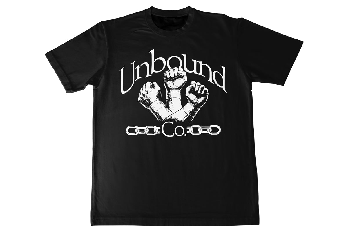Unbound Co. ドライTシャツ(ブラック×ホワイト)