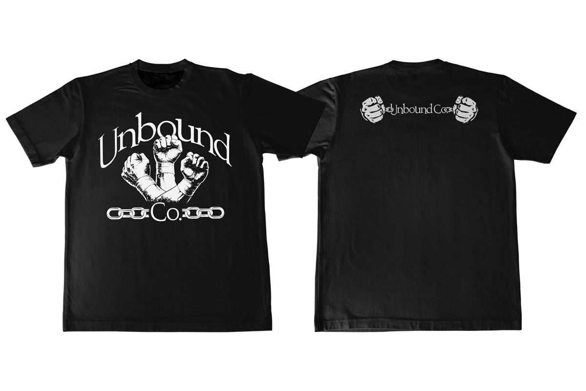 Unbound Co. ドライTシャツ(ブラック×ホワイト)