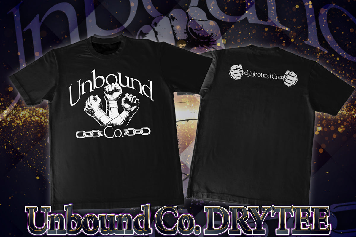 Unbound Co. ドライTシャツ(ブラック×ホワイト)