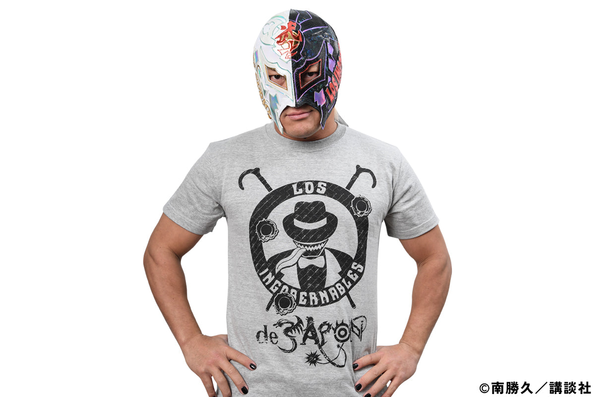 BUSHI×ザ・ファブル コラボTシャツ(グレー×ブラック)