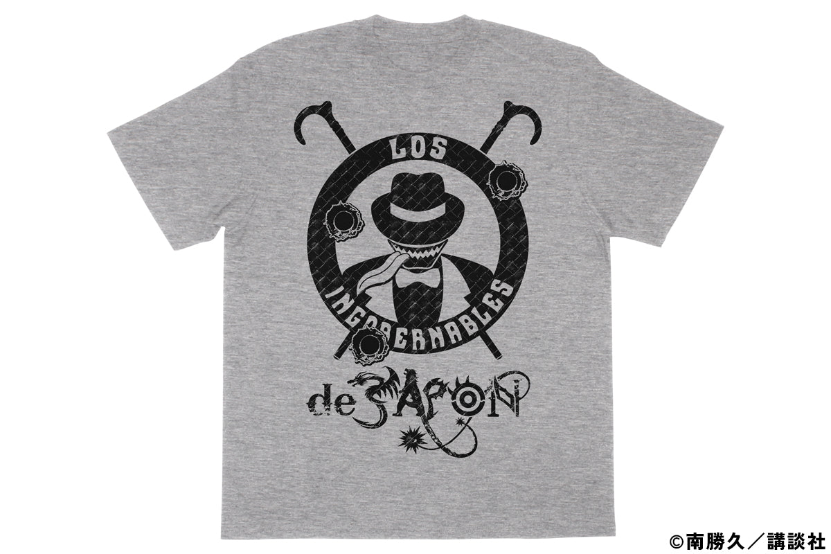 BUSHI×ザ・ファブル コラボTシャツ(グレー×ブラック)