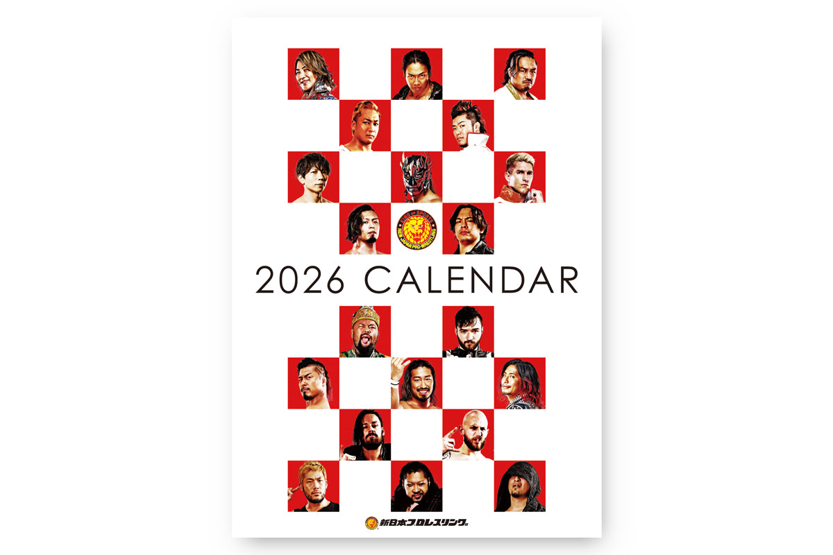 2026年 新日本プロレス カレンダー(壁掛けタイプ B3サイズ)