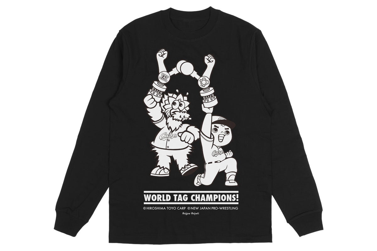 広島東洋カープ × 新日本プロレス「W.T.C 14」コラボロングスリーブ(ブラック)
