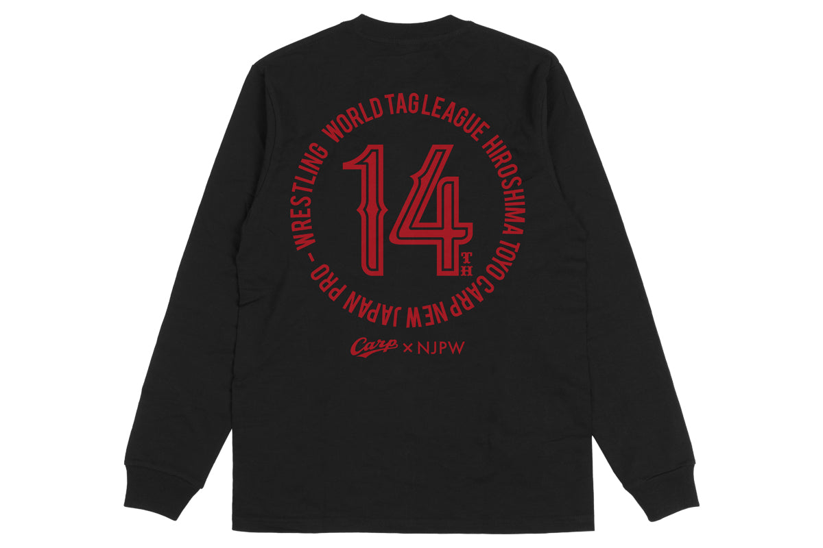広島東洋カープ × 新日本プロレス「W.T.C 14」コラボロングスリーブ(ブラック)