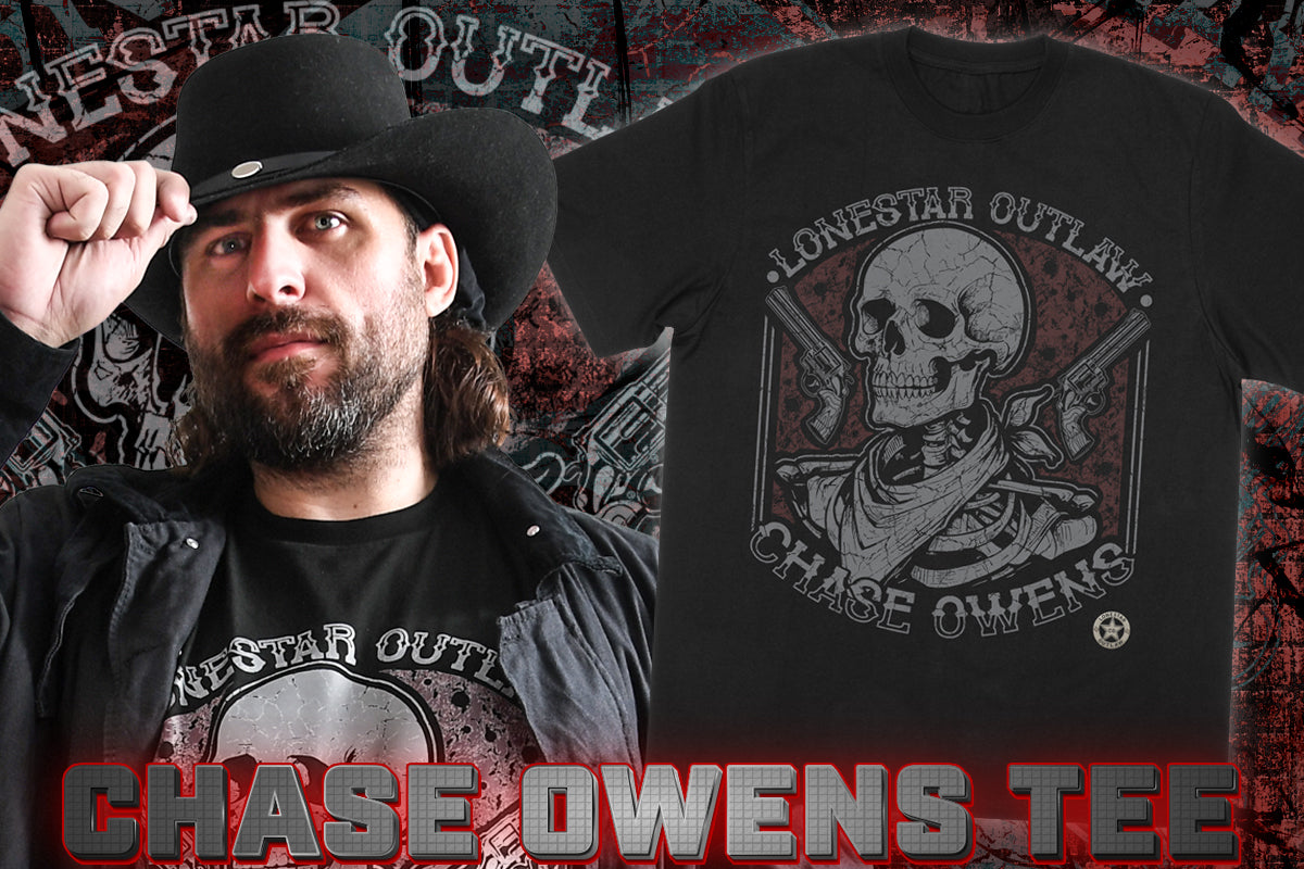 チェーズ・オーエンズ「LONESTAR OUTLAW」Tシャツ