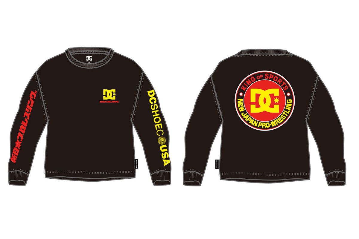 DC SHOES × 新日本プロレス コラボ ロングスリーブ